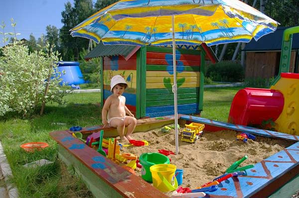 Dětský koutek na zahrade