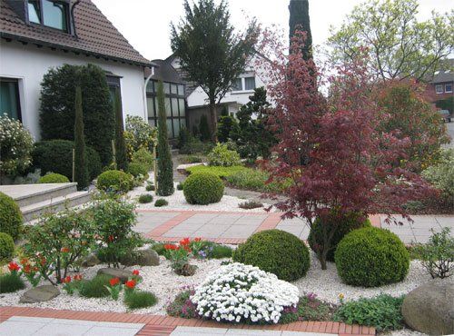 Předzahrádky u rodinných domů