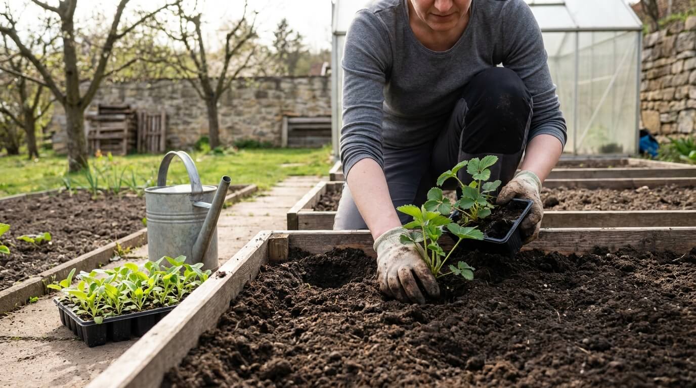 Výsadba jahod na jaře: Jak na bohatou úrodu